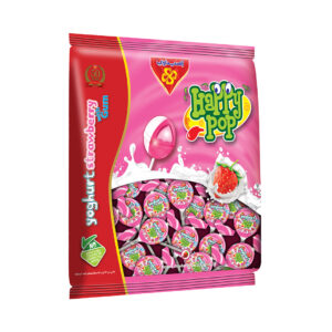 Happy Pop (Yogurt Strawberry with Gum Bag) 10 gm